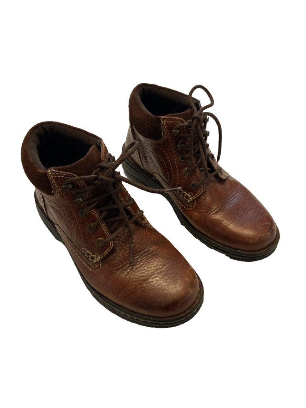 Ariat Terrain 4LR Lace up Boots Womens 8B Brown Leather work Riding Ankle Boot